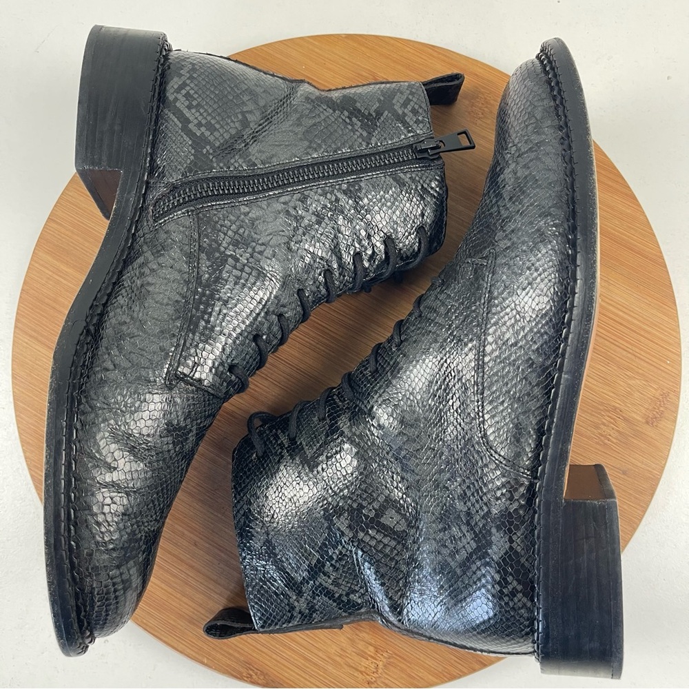 Vince Cabria Python Print Booties - image 7